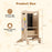 Kids Standing Tower with Detachable Chalkboard and Montessori Games for 3+ Years Old