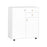 Kitchen Sideboard Buffet Cabinet Coffee Bar Cabinet with 2 Drawers 2 Doors and 3 Adjustable Shelves-White