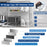 36 x 12 Inch Kitchen Stainless Steel Overshelf with Adjustable Lower Shelf