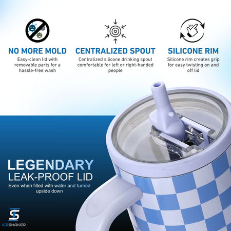 Ice Shaker Legend Series Stainless Steel Shaker Bottles