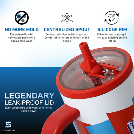 Ice Shaker Legend Series Stainless Steel Shaker Bottles
