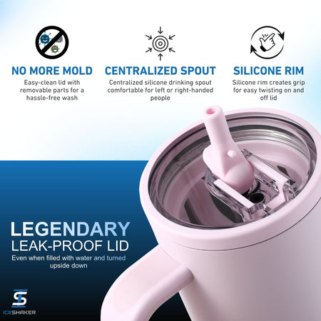 Ice Shaker Legend Series Stainless Steel Shaker Bottles