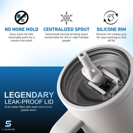 Ice Shaker Legend Series Stainless Steel Shaker Bottles