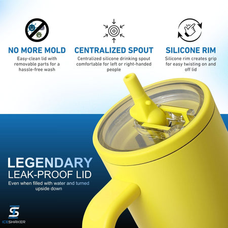 Ice Shaker Legend Series Stainless Steel Shaker Bottles