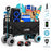 Electric Beach Wagon 500W – Motorized Folding Cart with Balloon Wheels Black