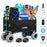Electric Beach Wagon 500W – Motorized Folding Cart with Balloon Wheels Black