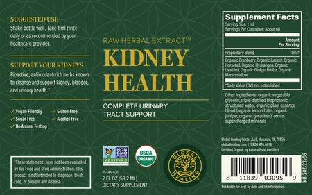 Plant-Based Kidney Health 2 fl oz (59.2 ml)