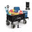 Beach Wagon Cart with Big Wheels – Foldable Utility Wagon Black