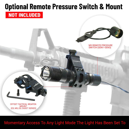 M5 Gen3 Tactical EDC Flashlight | 2030 Lumens