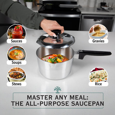 2 Quart Sauce Pan with Lid