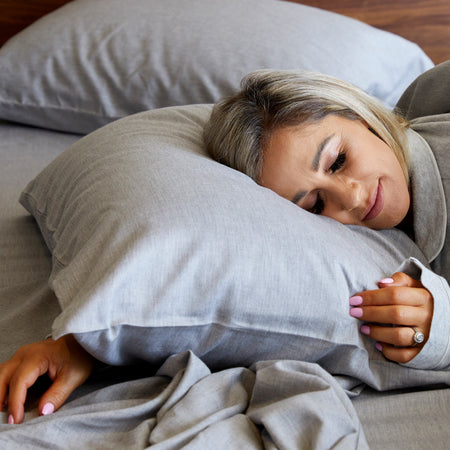Bamboo Cotton Pillowcases - Viscose from Bamboo + Cotton - Silver
