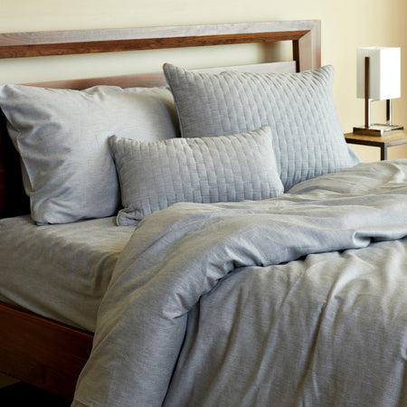 Bamboo Cotton Pillowcases - Viscose from Bamboo + Cotton - Silver