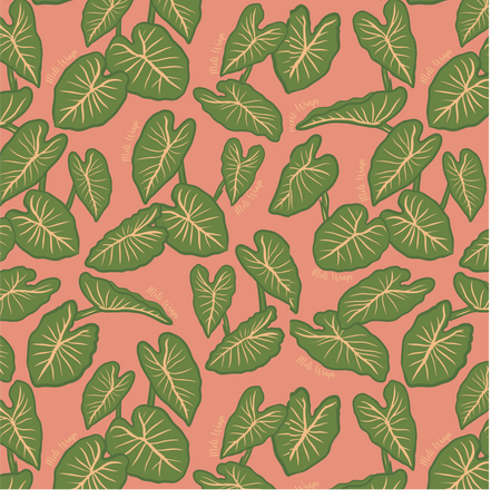 Beeswax Wrap Bulk Roll - Kalo Print