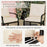 Metal Outdoor Dining Chair Set of 2 Stackable Patio Chairs with Armrests-Beige