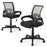 Mid-Back Mesh Office Chair Ergonomic Computer Chair with Lumbar Support-Black