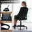 Mid-Back Mesh Office Chair Ergonomic Computer Chair with Lumbar Support-Black