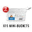 30 Days Food Supply (1 Adult) - Mini-Bucket Organic Blueberry Vanilla Pancake Mix 36 oz (1020 g) (15-Buckets)