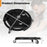 Mobile Automotive Tool Creeper with 3 Swivel Casters and 4 Compartments-Black