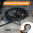 Mobile Automotive Tool Creeper with 3 Swivel Casters and 4 Compartments-Black