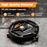 Mobile Automotive Tool Creeper with 3 Swivel Casters and 4 Compartments-Black