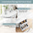 2-Drawer Nightstand Modern Faux Marble Bedside Table with Storage-White