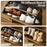 Modern Freestanding Shoe Cabinet with 2 Flip Drawers and Adjustable Shelves for Entryway-Natural
