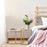 Modern Nesting Coffee Table Set of 2-White