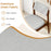 Modern Padded Dining Chairs with Rubber Wood Legs Set of 4-Brown