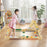 Montessori Balance Beam Set Wooden Balance Boards with Stepping Stones
