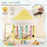 Multi-Layer Cat Tree with 2 Removable Perches Scratching Posts-Color
