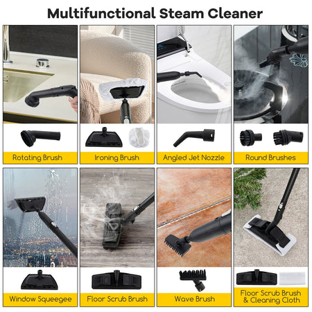 1800W Multipurpose Steam Cleaner with 61 oz Tank