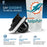 Officially Licensed Miami Dolphins 4D Ice Shaker