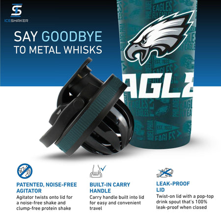 Officially Licensed Philadelphia Eagles 4D Ice Shaker