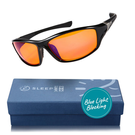 Night-time MaxProtect Blue Light Blocking Glasses - Black
