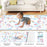 One-Piece Reversible Roll Up Soft Foam Activity Mat for Toddlers