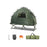 1-Person Folding Camping Tent with Sunshade and Air Mattress