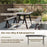 Outdoor Dining Tale for 6 with 1.93 Inch Umbrella Hole for Garden-Dark Brown