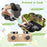 Outdoor Fir Wood Play Kitchen with Blackboard and Planting Pots-Natural