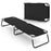 Outdoor Folding Camping Bed for Sleeping Hiking Travel-Black