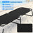 Outdoor Folding Camping Bed for Sleeping Hiking Travel-Black