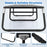 Outdoor Folding Camping Bed for Sleeping Hiking Travel-Black
