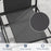Outdoor Patio Chairs Set of 2 with Removable Cushions and Adjustable Foot Pads-Gray