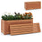 Outdoor Plant Container with Seat for Garden Yard Balcony Deck