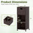 Outdoor Storage Cabinet with Drawer and 3 Shelves for Backyard