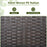 Outdoor Storage Cabinet with Drawer and 3 Shelves for Backyard