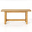 Outdoor Teak Wood Bench for Porch Backyard and Poolside