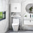 Over Toilet Space Saver Bathroom Organizer with Storage Cabinet