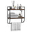 Over the Toilet Shelf Wall Mounted with Metal Frame for Bathroom