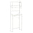 Over the Toilet Storage Rack 3-Tier Over Toilet Bathroom Organizer with Towel Holder-White