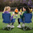 Oversized Camping Chairs Outdoor Folding Chair with Cooler Pouch and Cup Holder